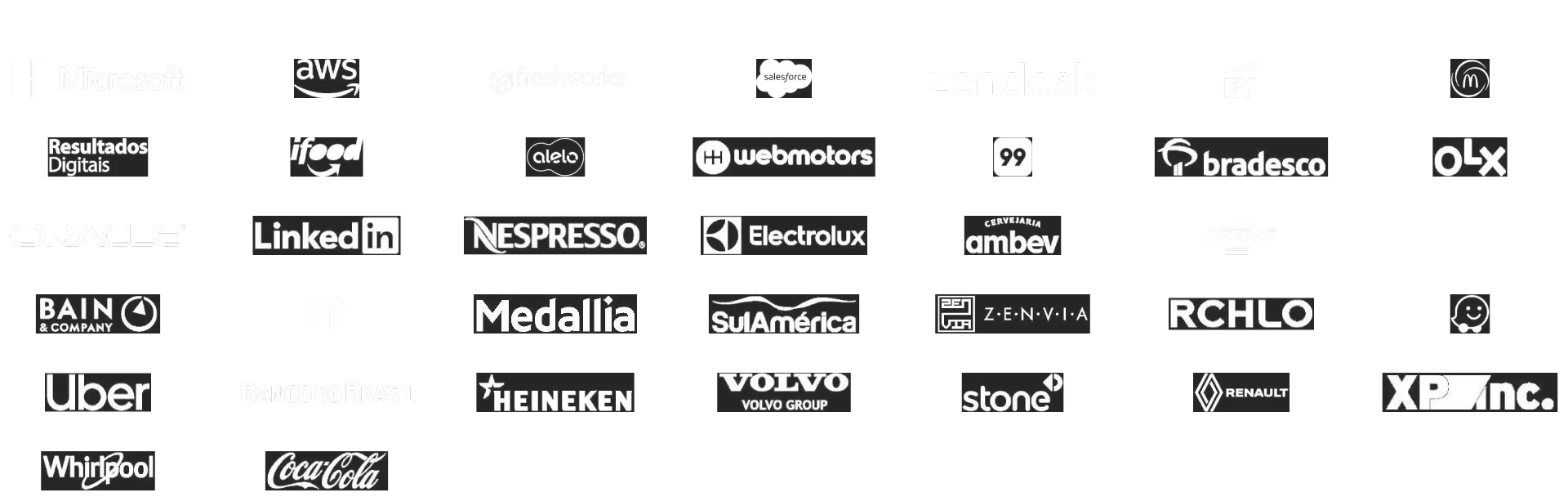 logo grid — todas as 37 marcas do pdf